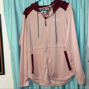 Columbia Women’s Sandy Trail Full Zip Pink Jacket Size Large